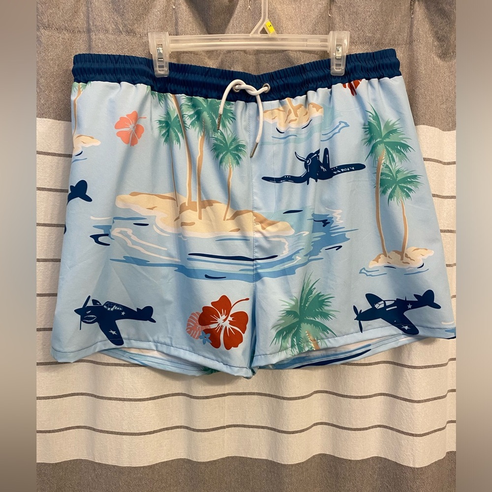 Airplane Swim Trunks